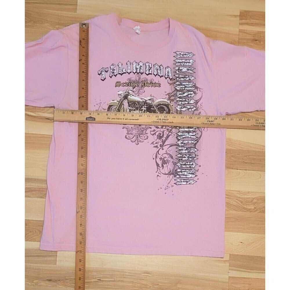 Soft Pink Harley Ride Tee - Size L - Picture 9 of 9